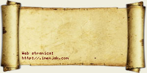 Mina Bakula vizit kartica